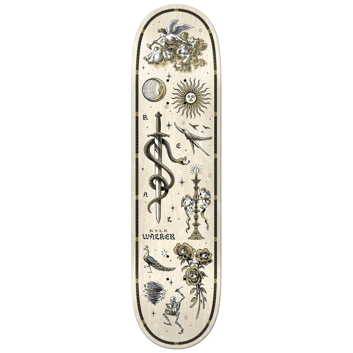 新品 REAL KYLE WALKER ENGRAVED DECK 8.06 REAL DECK リアル デッキ KYLE WALKER ENGRAVED 8.06 スケートボード
