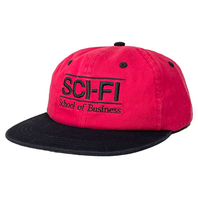 Sci-Fi Fantasy School Of Business Hat - Red
