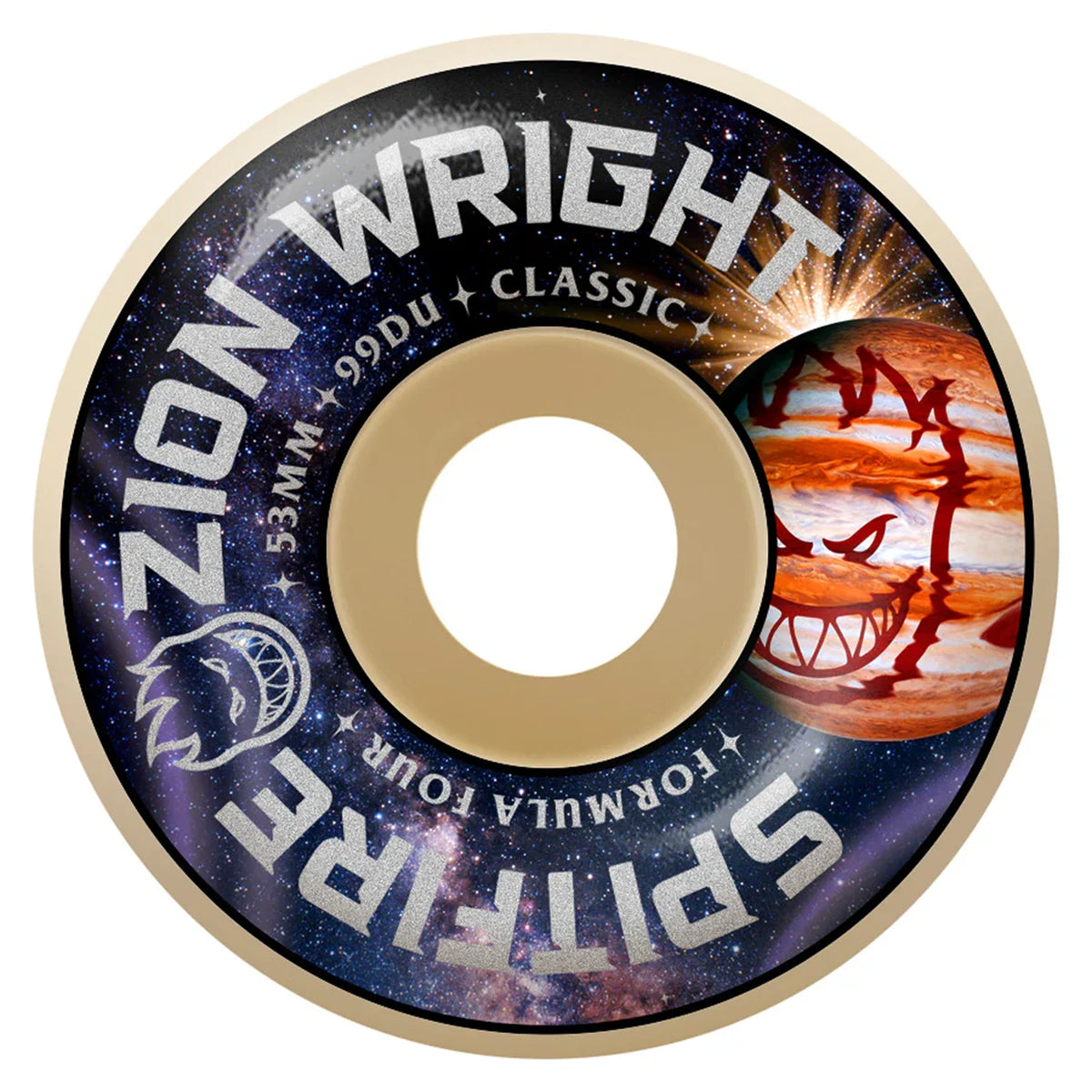 Spitfire フォーマル4Classic 56mm99a 定価¥9,130 Spitfire Formula Four 99a Zion Cosmic Classic 56mm Skateboard