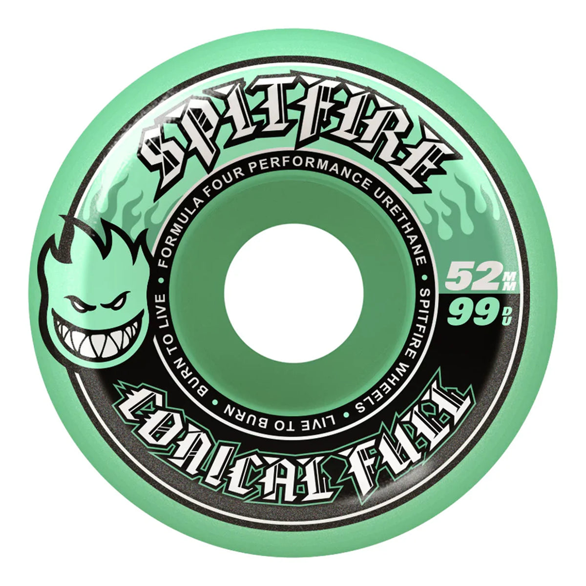 Spitfire Formula Four Conical Full 99a 스케이트보드 휠 | No-Comply