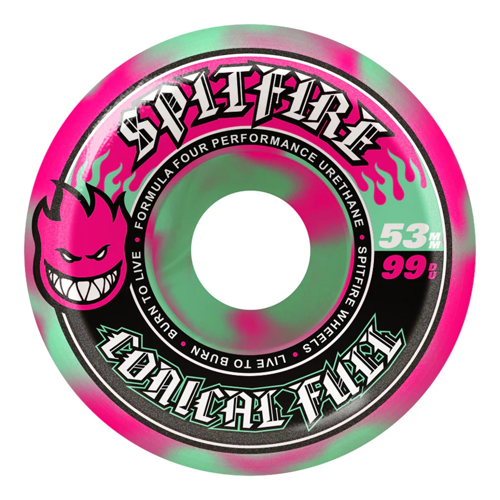 Spitfire Formula Four Conical Full 99a 스케이트보드 휠 | No-Comply