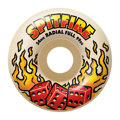 Spitfire Formula Four 99a Hot Hand Radial Full Skateboard Wheels