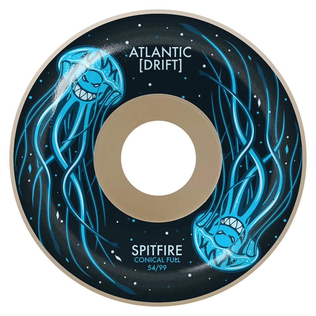 Spitfire x Atlantic Drift Formula Four 99a Conical Full Skateboard Wheels