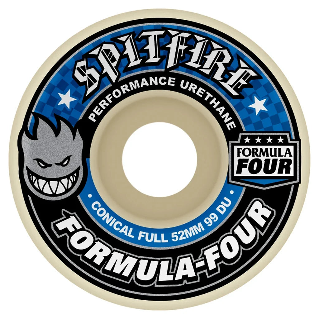 Spitfire Formula Four Conical Full 99a Skateboard Wheels | No