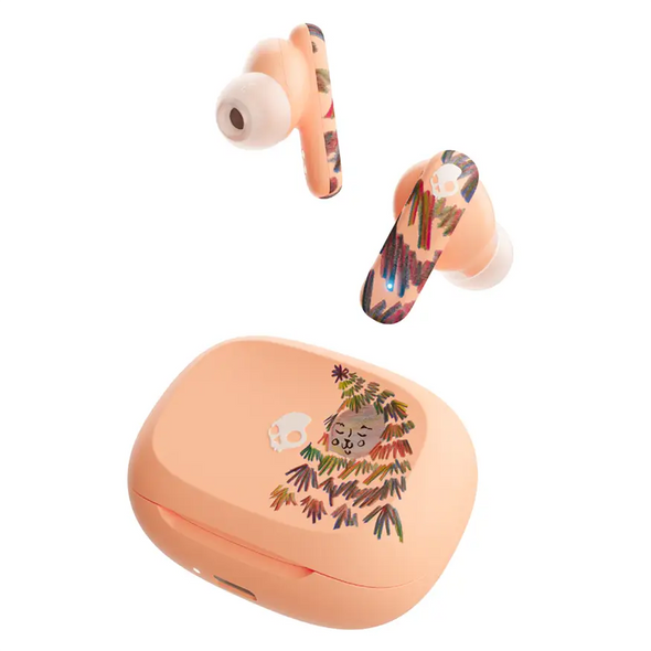 Skullcandy x Nora Smokin' Buds True Wireless Earbuds - Peach