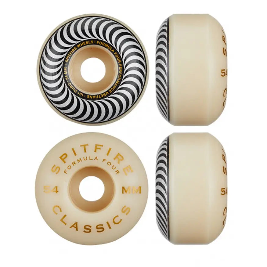Spitfire Formula Four Classic 101a Skateboard Wheels | No-Comply