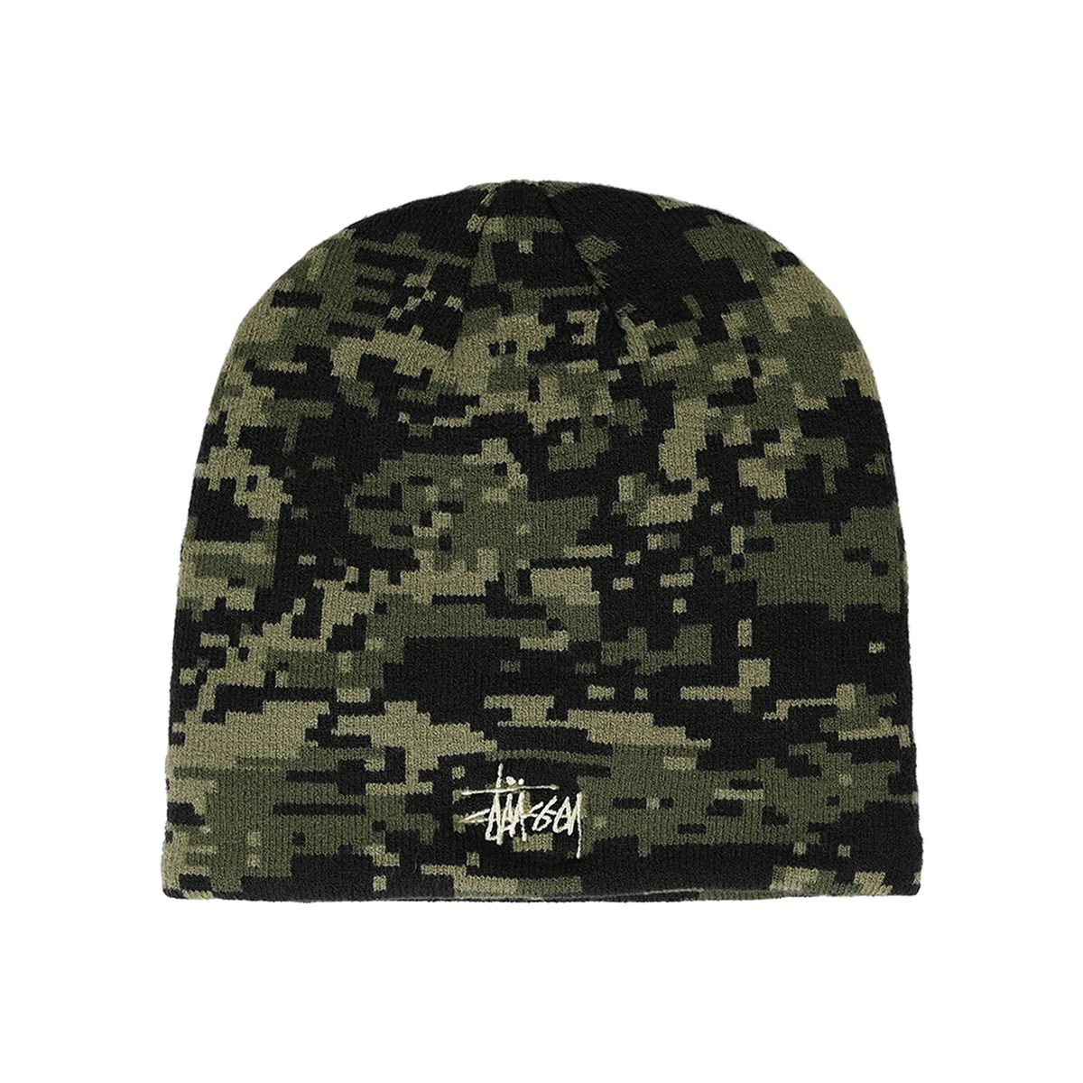 stussy SKULLCAP DIGI CAMO ビーニー　25ss Stüssy Basic Skullcap Beanie - Digi Camo – No Comply Skateshop