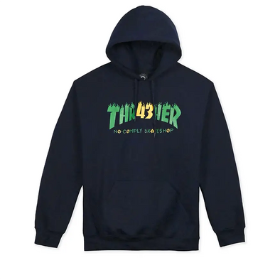 Sudadera con capucha No-Comply X Thrasher azul