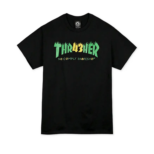 Camisa No-Comply X Thrasher - Negro