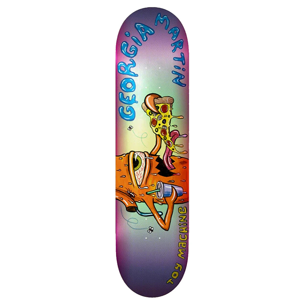 トイマシーン MARTIN PIZZA 8.0 MOBデッキテープ付き Toy Machine Skateboards Martin Pizza Deck 8.0 – No Comply Skateshop