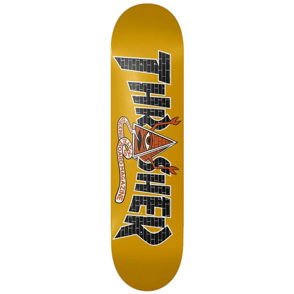 Toy Machine Skateboards x Thrasher Magazine Pyramid Sect Deck 8.5