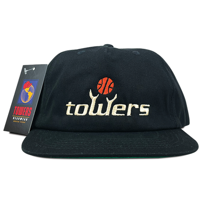 Towers Crossover Snapback Hat- Black
