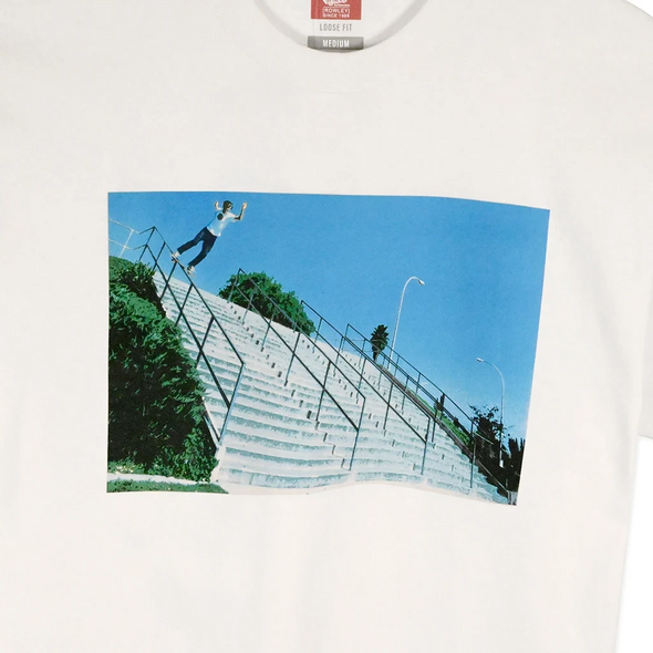 Vans Rowley Lipslide Handrail 25th Tee Shirt - White