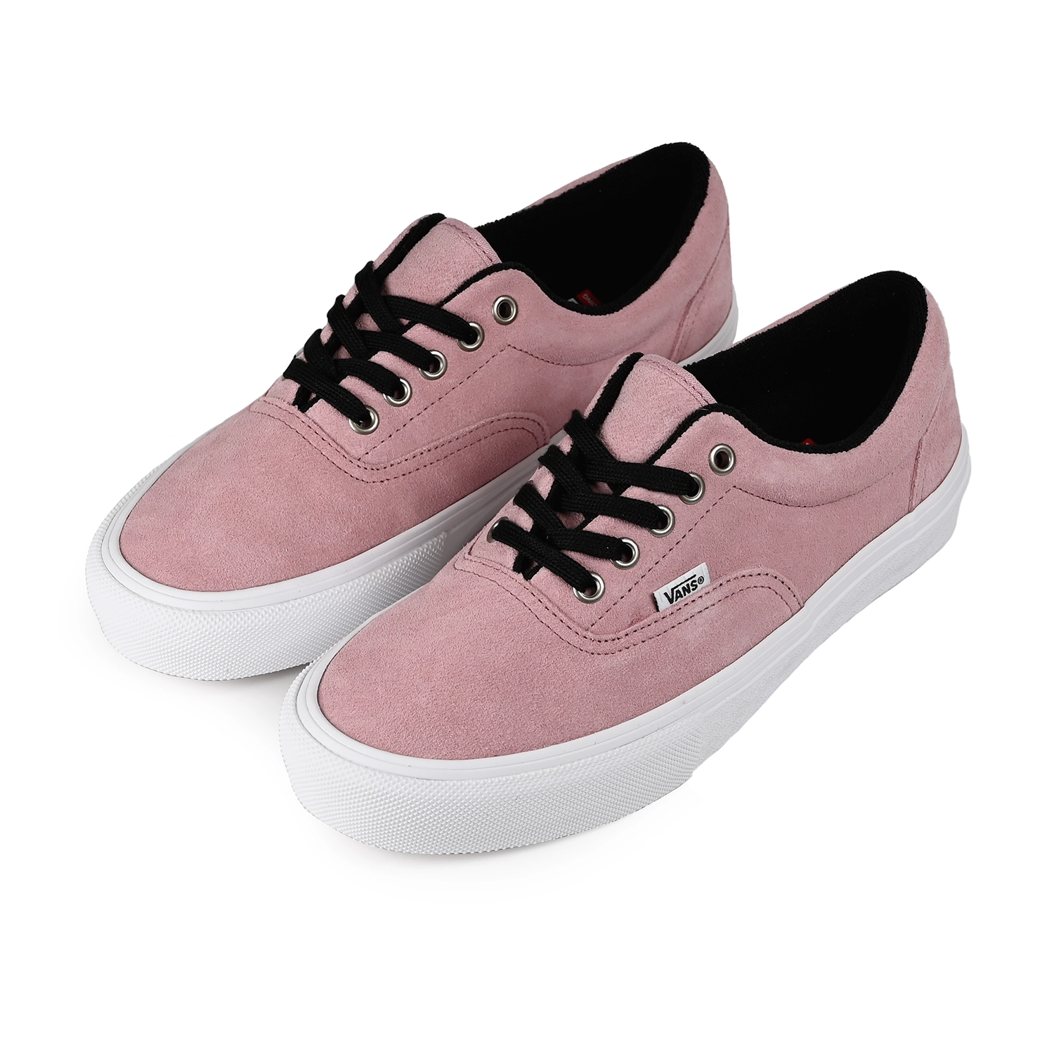A pair of Mauve mist Vans Skateboarding Skate Era men's skateboard sneakers on a white background