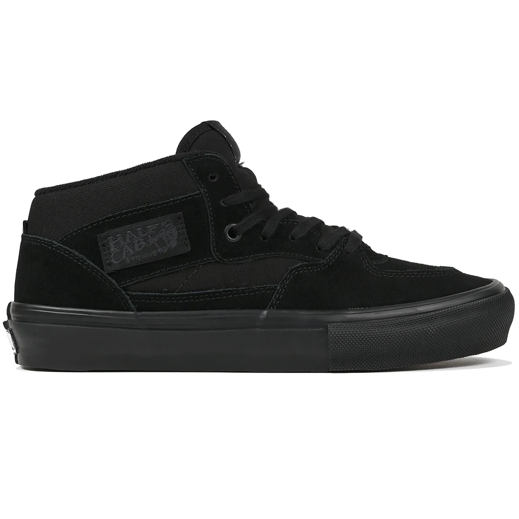 Vans Skate Half Cab Skateboarding Shoe - Black/Black | No-Comply