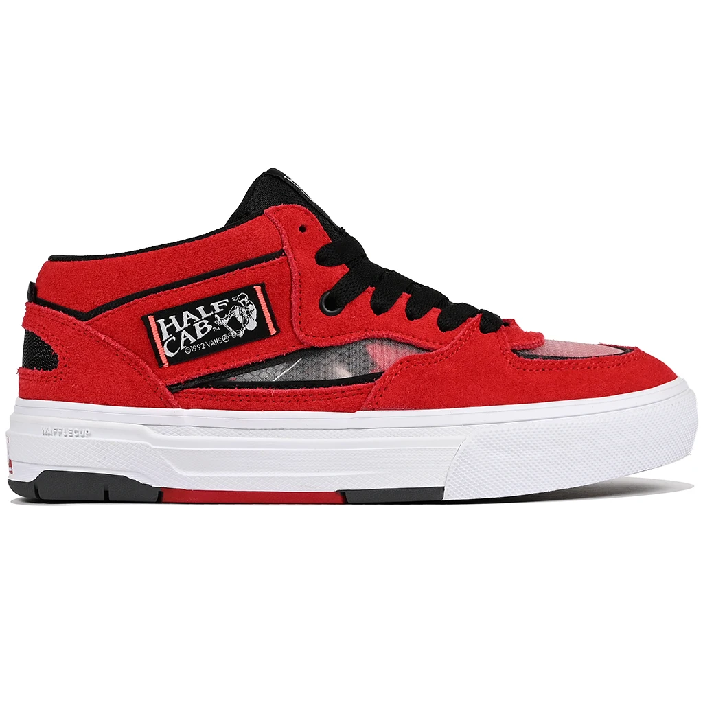 Vans Skate Half Cab Wafflecup Skateboarding Shoe - Red/White | Pro