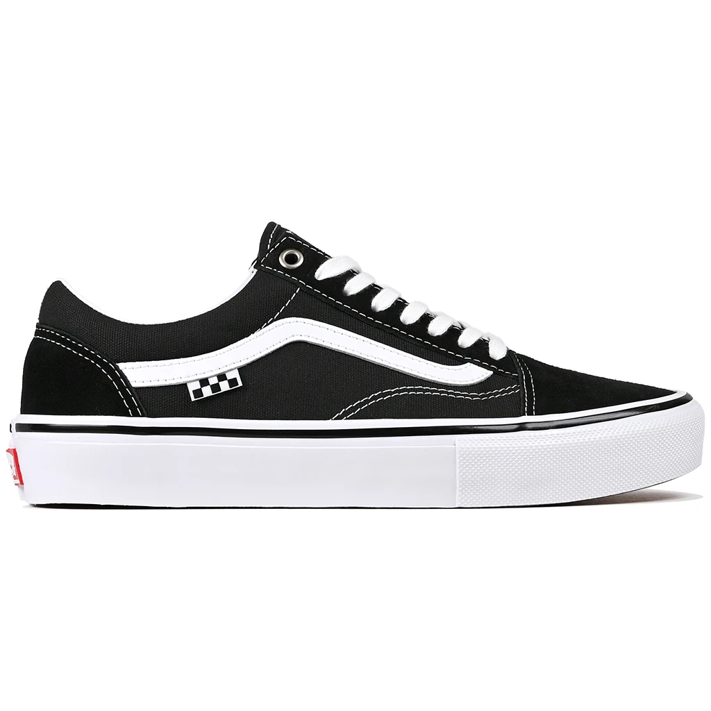 Vans Skate Old Skool Skateboarding Shoe - Black/White  display picture 1