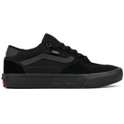 Vans Rowan sneaker in black with black sole on a white background