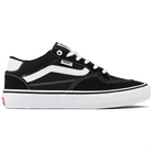 Black and true white Vans Skateboarding Skate Rowan Zorilla pro model skateboard sneaker on a white background