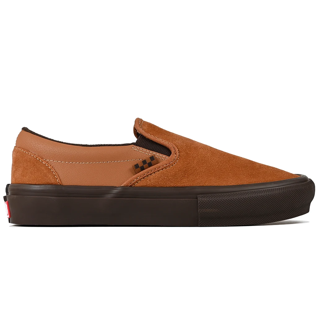 Vans Skate Slip-On Skateboarding Shoe - Brown/Gum | Skate  display picture 1