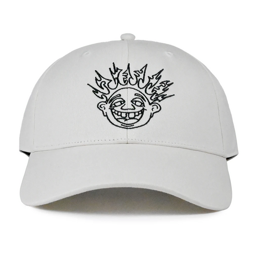 Vans Skate Smile Spike Curve Bill Hat - Marshmallow