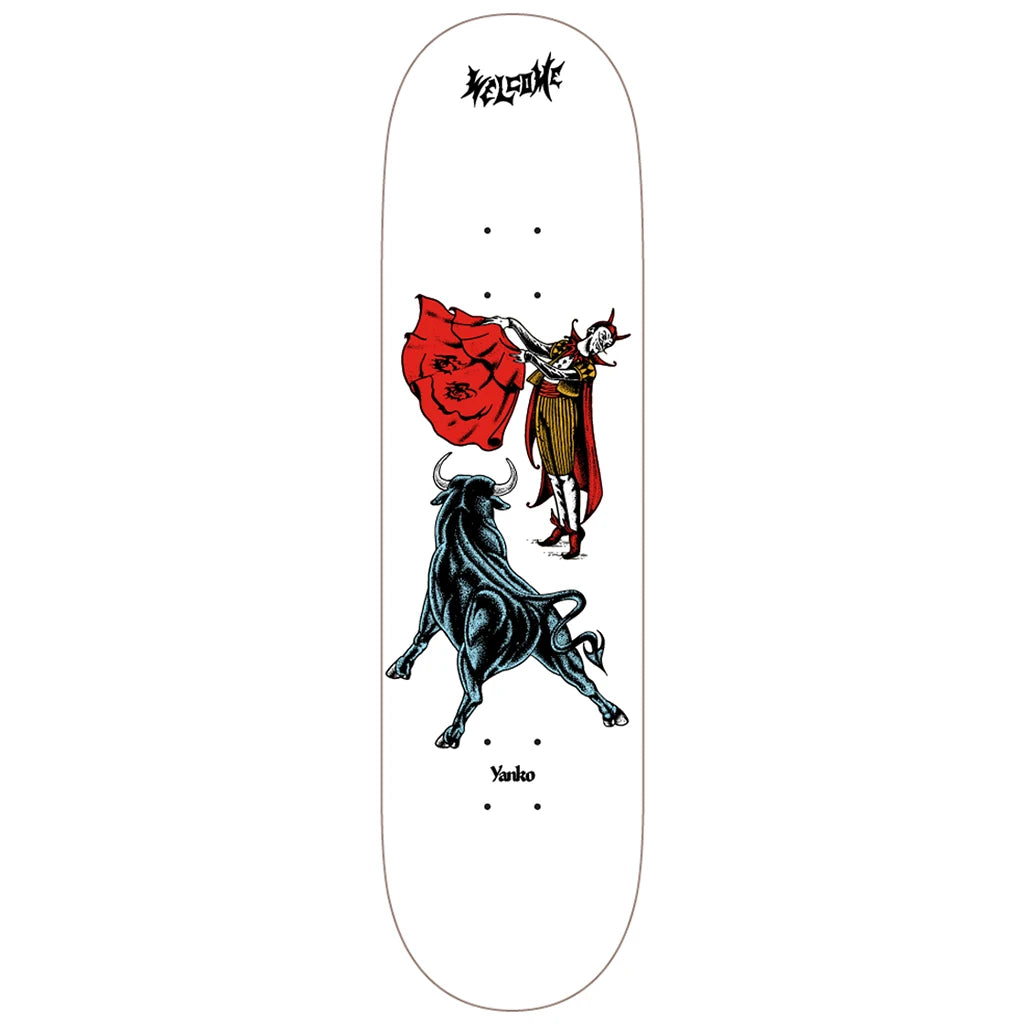 Welcome Skateboards Yanko Matador Deck 8.5