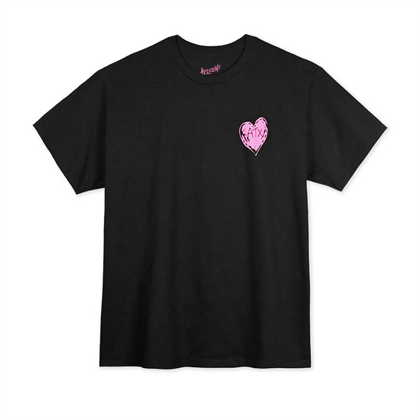 Welcome Skateboards x No-Comply Heartwise Tee Shirt - Black