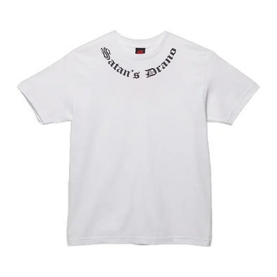 Camiseta Satan's Drano Bone Wing - Blanco