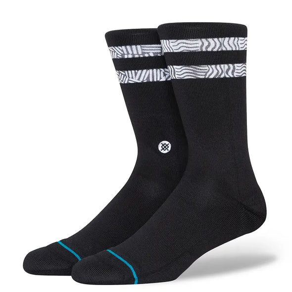 Stance Scratched Socks - Black