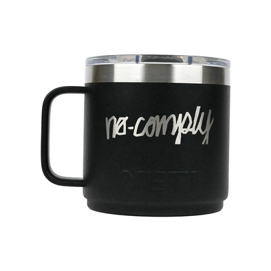 Taza Yeti x No-Comply Rambler de 14 oz 2.0 - Negro