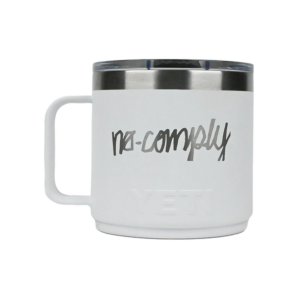 Yeti x No-Comply Rambler 14oz Mug 2.0 - White