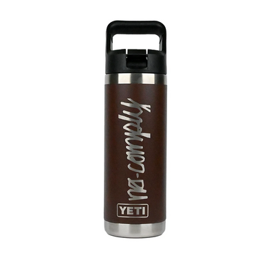 Yeti x No-Comply Rambler 18oz Straw Bottle - Brown