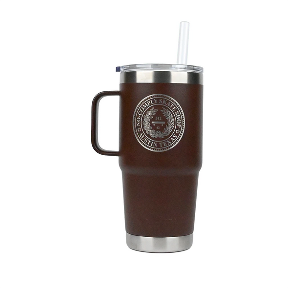 Yeti x No-Comply Rambler 25oz Straw Mug Bottle - Brown