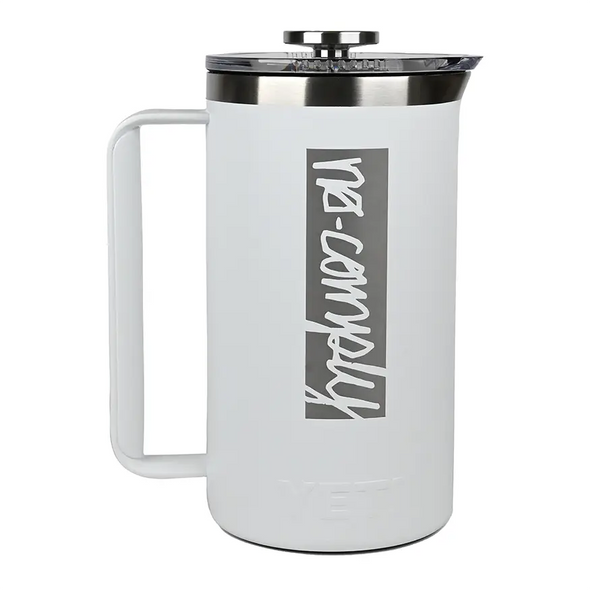 Yeti x No-Comply Rambler 34oz French Press - White