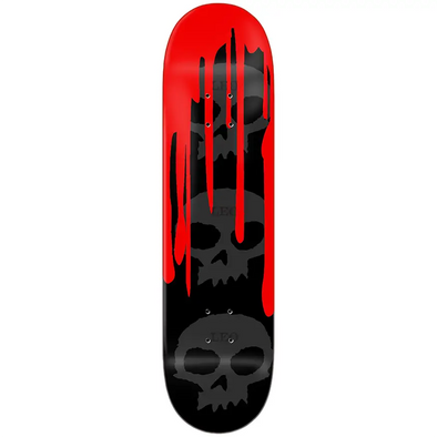 Zero Skateboards Leo Romero 3 Skulls Blood Deck 8.25