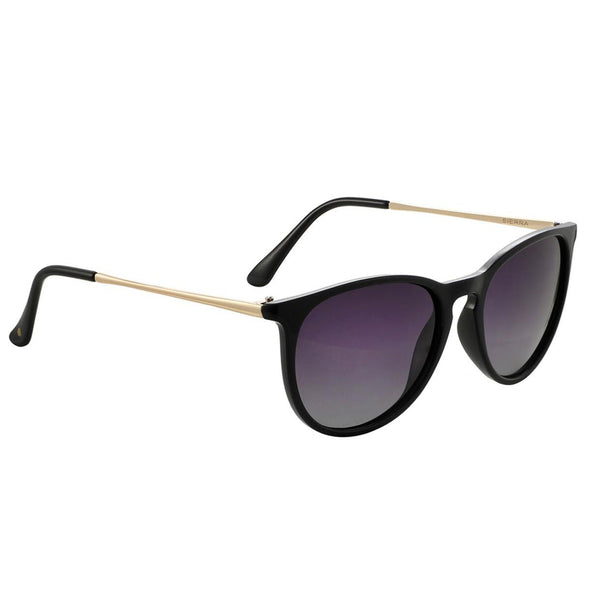 Glassy Sierra Polarized Sunglasses - Black/Gold Gradient