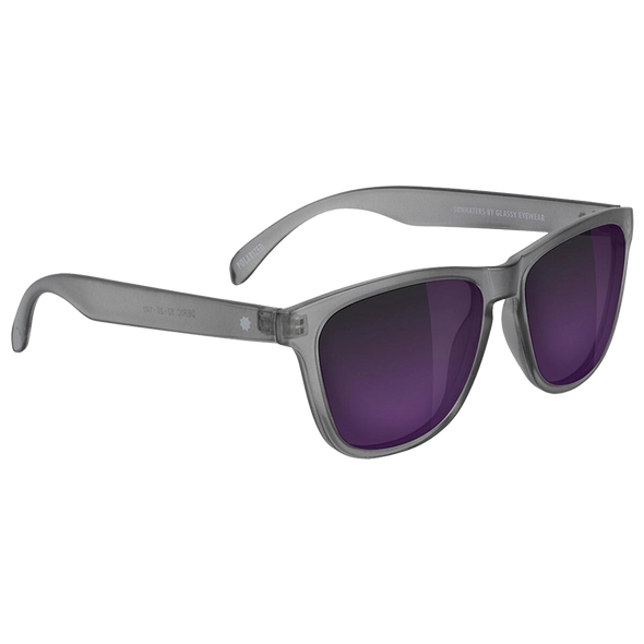 Gafas de sol polarizadas Glassy Deric - Gris transparente