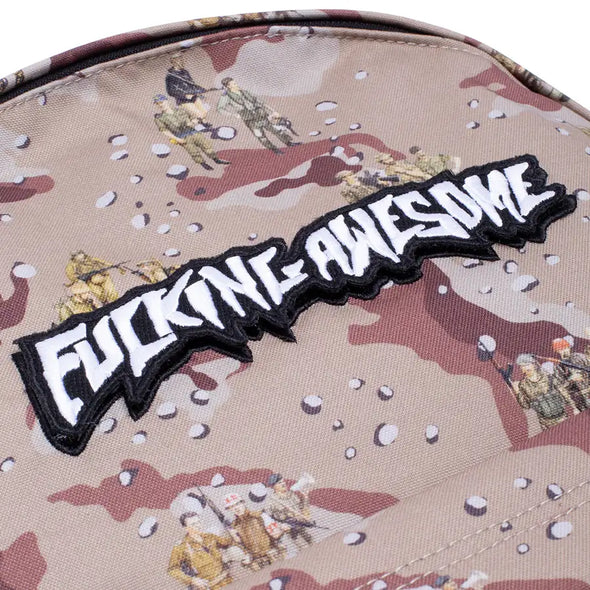 Fucking Awesome Skateboards Velcro Stamp Backpack - Camo