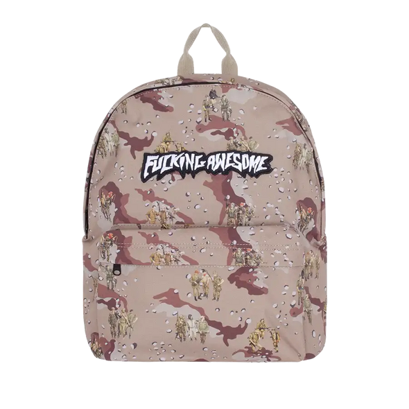 Fucking Awesome Skateboards Velcro Stamp Backpack - Camo