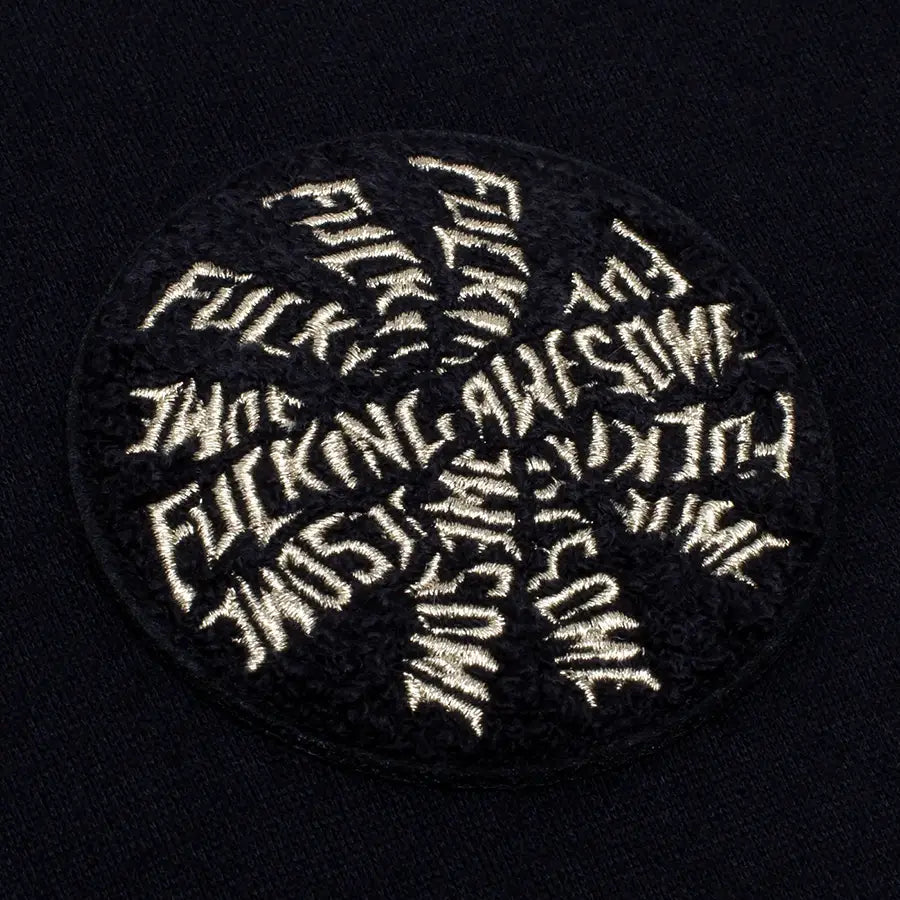 Fucking Awesome Patches 1/4 Zip - Black