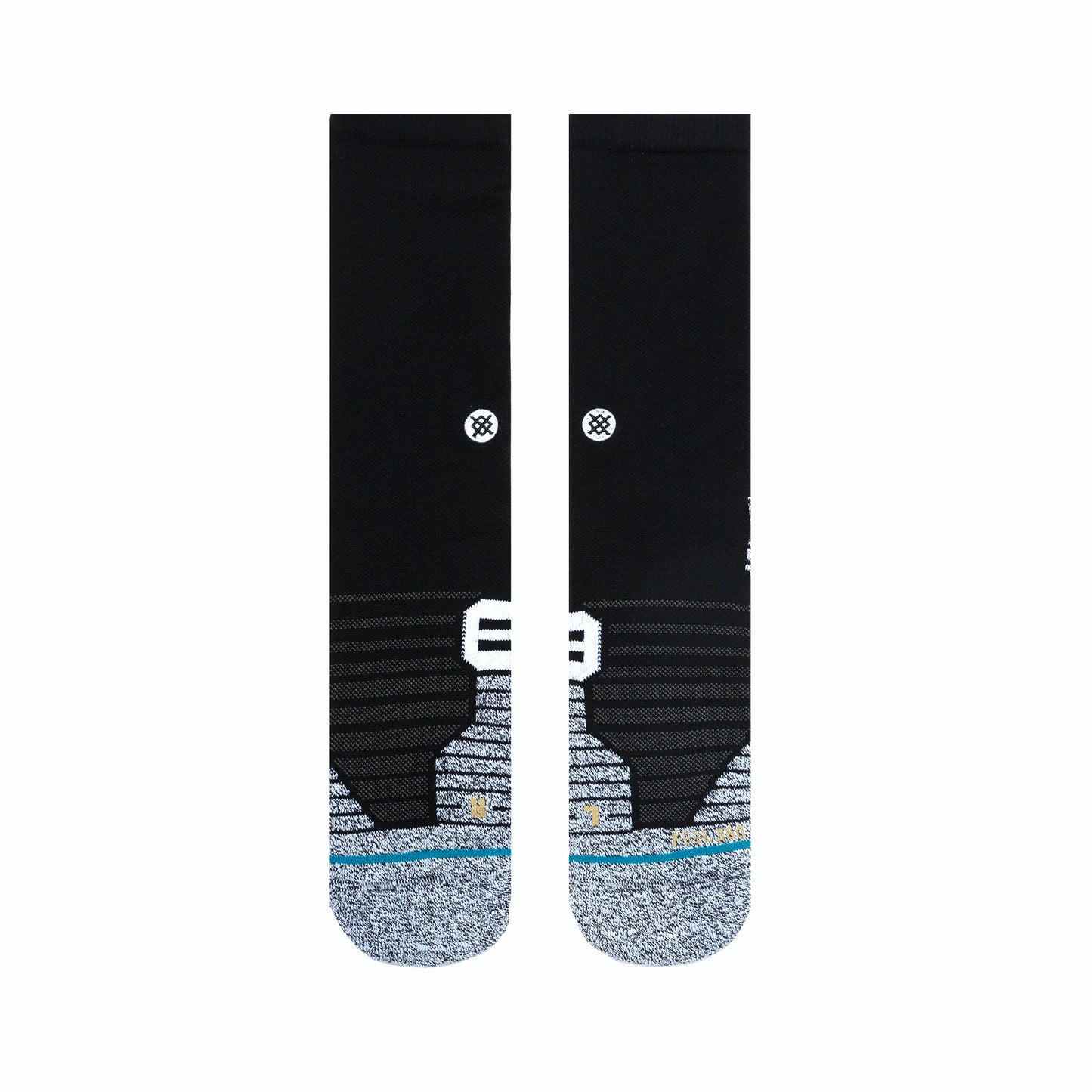 Calcetines Stance Versa Crew - Negro