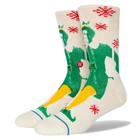 Stance Buddy The Elf Socks - Off White
