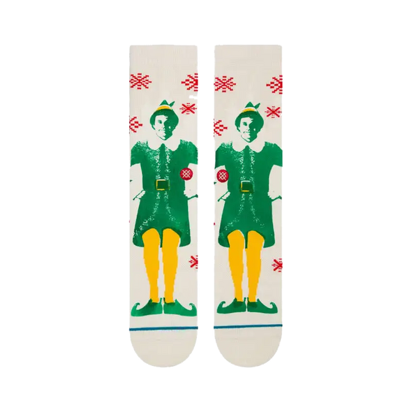 Calcetines Stance Buddy The Elf - Blanco roto