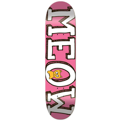 Meow Skateboards Logo Deck 7.75