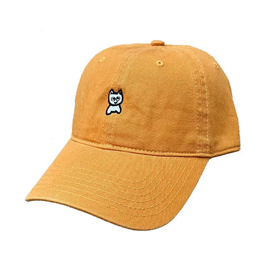 Meow Skateboards Unstructured Hat - Mustard