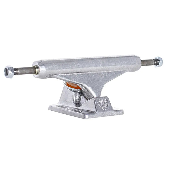 Polished silver Independent skateboard truck available at No-Comply Skate Shop in Austin, TX