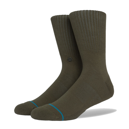 Stance Icon Crew Socks - Green