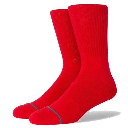 Stance Icon Crew Socks - Red