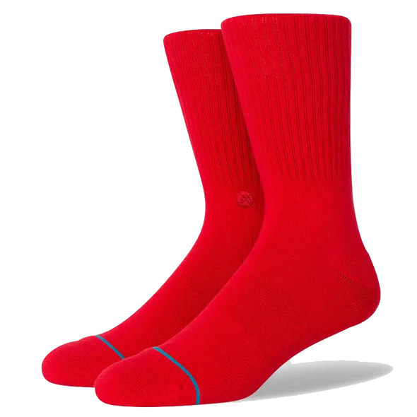 Stance Icon Crew Socks - Red