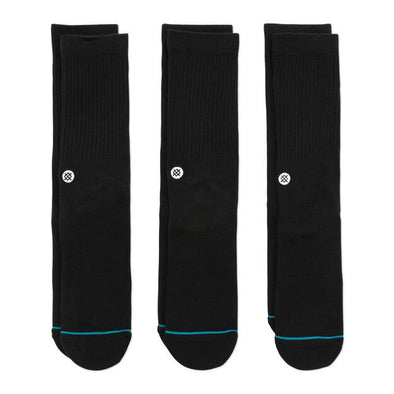 Stance Classic Crew Icon 3-Pack Sock - Black